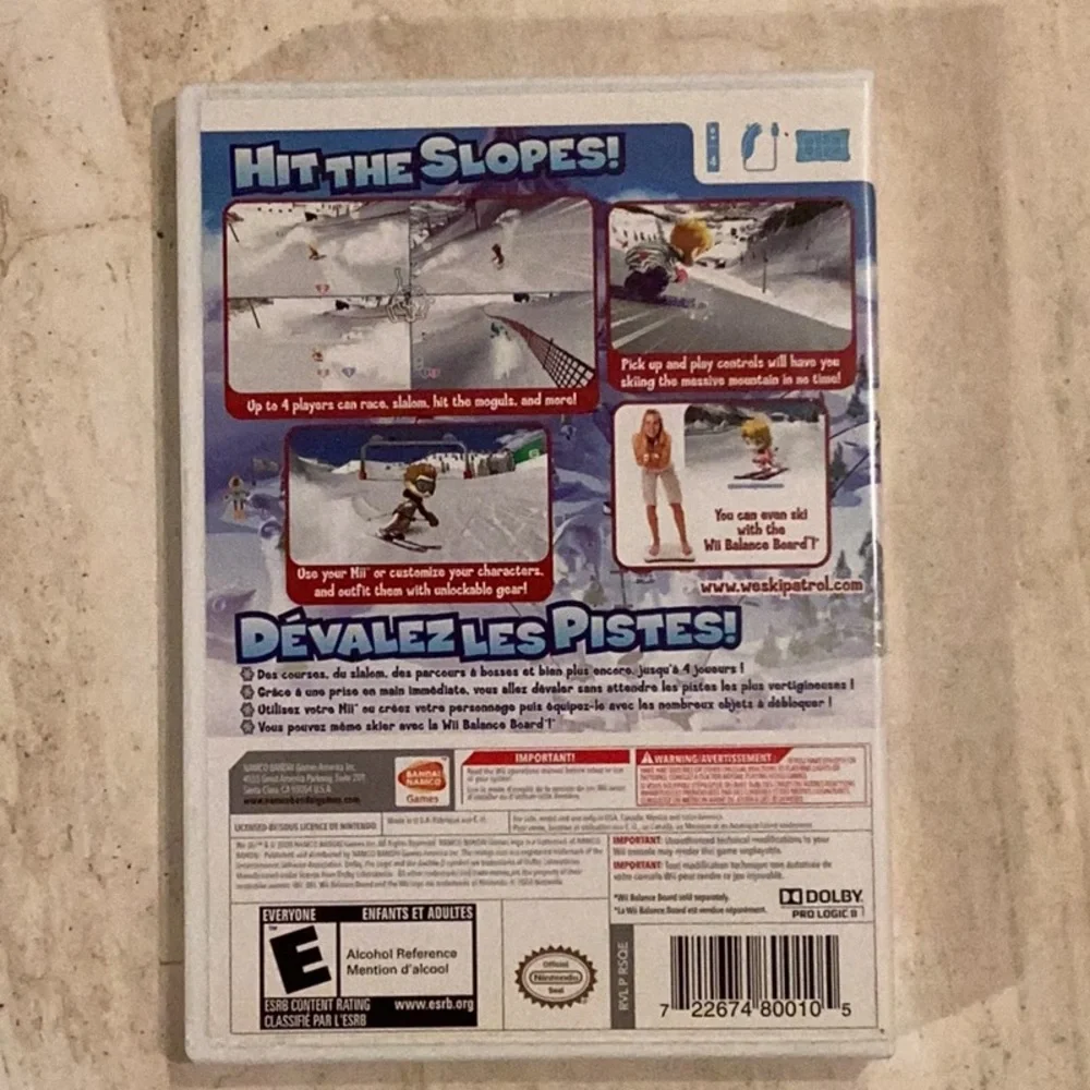 We Ski Nintendo Wii Game CIB Tested